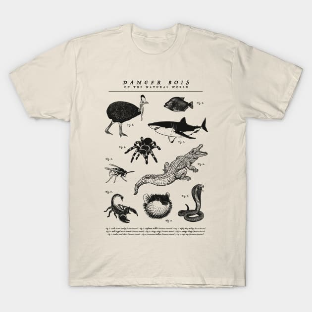 Danger Bois Of The Natural World T-Shirt by dumbshirts